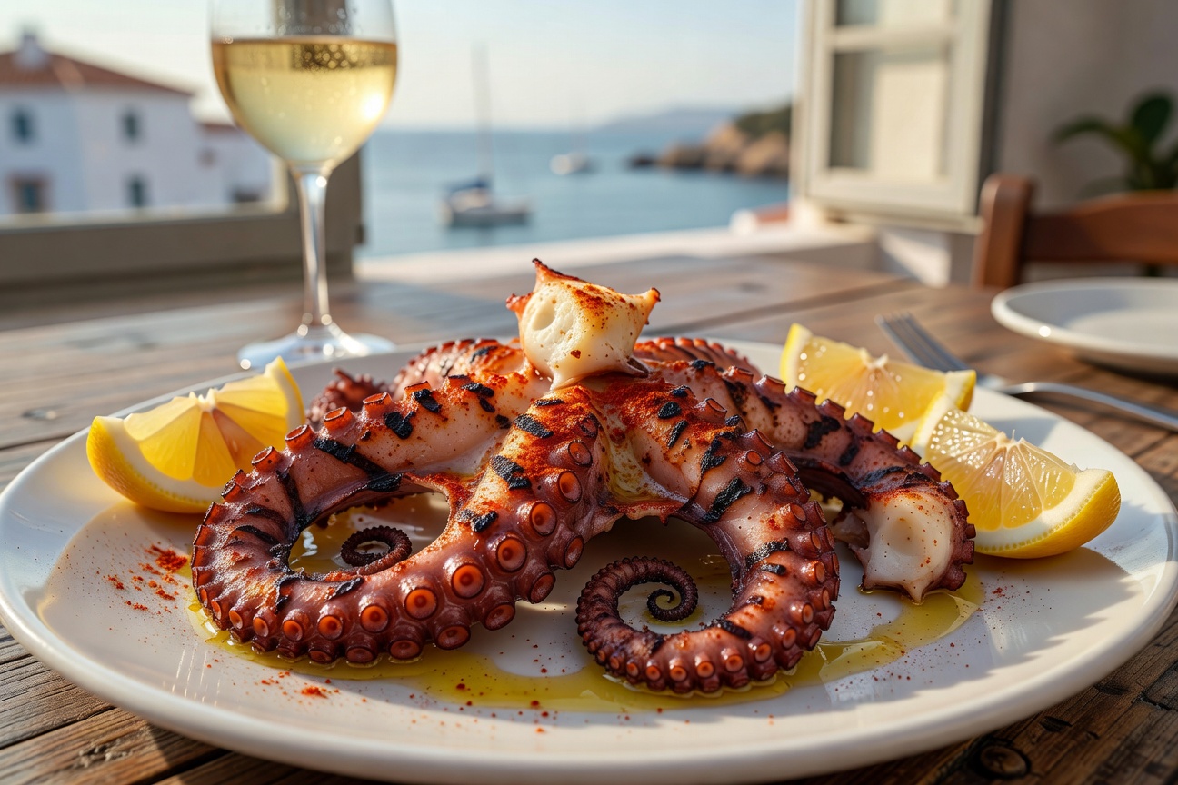 Pulpo a la brasa
